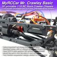 MRCC_MrCrawley_Basic_17.jpg MyRCCar Mr. Crawley Basic. 1/10 RC Rock Crawler Chassis with Customizable Wheelbase from 253 to 313mm