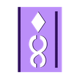 BlockDiamonds08.stl Player Card Tiles with Transforming Box