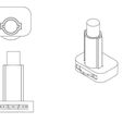 carte video.JPG Video card holder/ Adjustable video card pillar (7 to 11 CM)