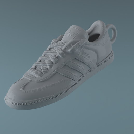 Adidas Samba pendant 3D print model STL File for 3D printingCults