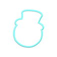 1.png Snowman Cookie Cutters | STL File