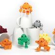 1h2a45211_display_large.jpg Maker Faire Robot Action Figure PIP (with supports): 2015 3D Printer Shoot Out Test Models