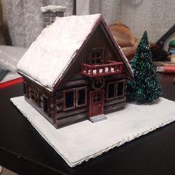 Lámpara de cabina navideña