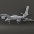 0007.png bayrakhtar akinci dron turco con archivo stl