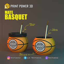 basquet111.png Mate pelota Basquet personalizable