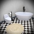 IMG_6021.jpg 1:12 Scale Miniature Toilet Brush & Holder - Modern Dollhouse Bathroom Accessory