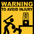 Warning-sign.png 3D printer warning sign MSLA (Remix)