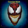 1.jpg Carnage Mask From Marvel comics - Fan Art 3D print model
