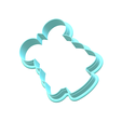 2.png Christmas Mouse Tree Cookie Cutters | STL File