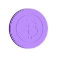 Cryptocoaster-Bitcoin.stl Crypto Coasters and Caddy ("Bitcoin" Coasters)