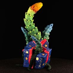 IMG_9988.jpg Free STL file Tabletop plant: "Christmas Plant 2021" (Alien Vegetation 39)・3D printable model to download