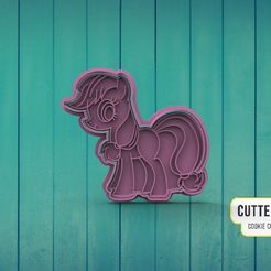 apple-pie-pony.jpg Archivo STL Applejack My Little Pony・Objeto para impresora 3D para descargar