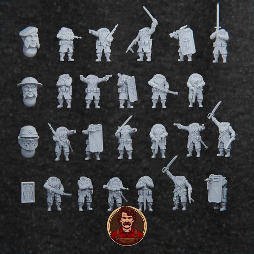 🛡️ Wardens of the Eastern March - Lieutenant Set (22x3 Variants