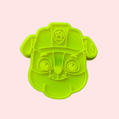 36.png RUBBLE CUTTER AND STAMP - PAW PATROL - CUTTER COOKIES