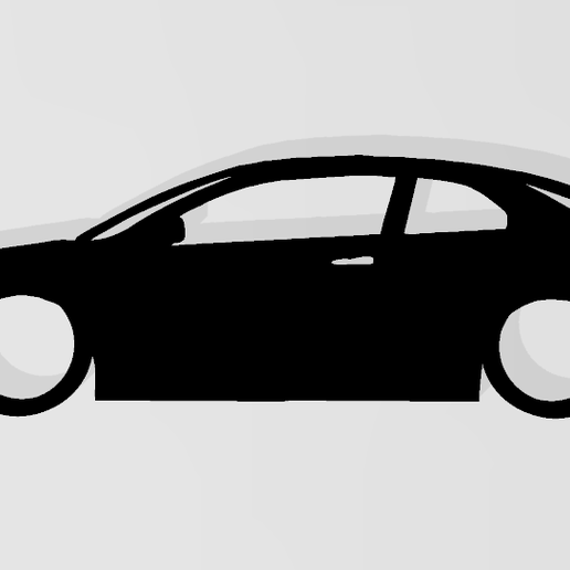 Alfa Romeo GT keychain 3D model