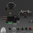 Joytoy-Black-Templar-Gear-STL-2.png 1/18 Custom Black Templar Ausrüstung