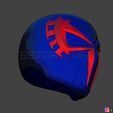08.jpg Spider Man 2099 mask -Spider man Helmet - Marvel comics 3D print model