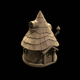 hut_04.png Fichier STL Cabane féérique・Plan imprimable en 3D à télécharger