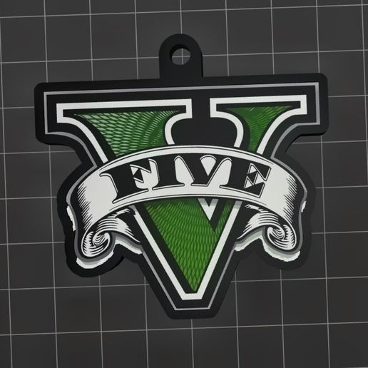 Llavero GTA5 3D model