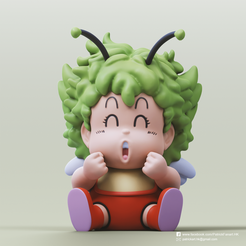 Gatchan_2.png Бесплатный STL файл Gatchan(Dr. Slump)・Шаблон для 3D-печати для загрузки