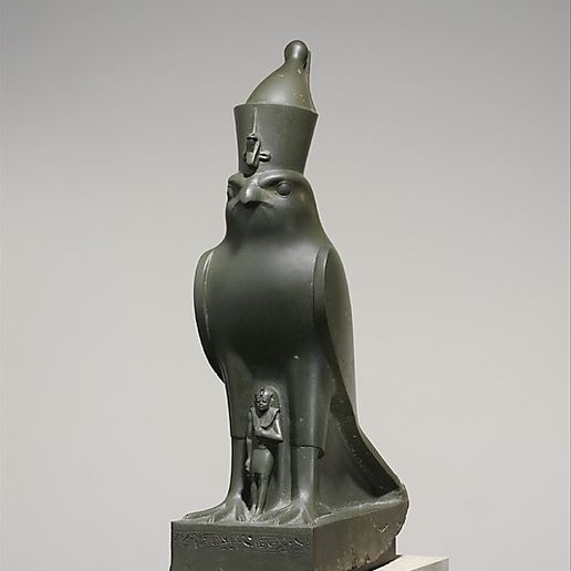God Horus Protecting King Nectanebo II 3D model