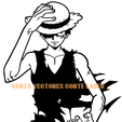 LUFFY-5.png ONE PIECE - LUFFY 5 WALL ART DECORATION - ANIME 3D PRINTING AND LASER CUTTING