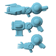 Arms.png Xeno Mech Miniatura Modular: Alien Mech Battle Unit for Tabletop Wargames - Diseño imprimible en 3D libre de derechos de autor