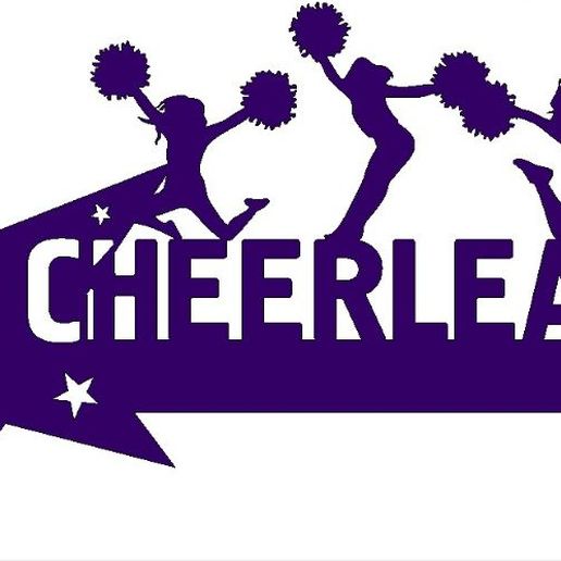 Medal holder "CHEERLEADING" 3D model