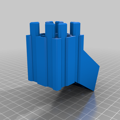 40x40Extrusion_spacer_45_angle_bx_screen_v4.png Biqu BX Крепление для экрана 45> 40x40 экструзия.