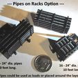 Pipes-2.jpg N Scale -- Bunk of 16 pipes - 24 inch dia. X 10 feet long -- Use on switch machine or other places.