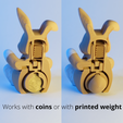 7.png STL file Print-In-Place Cute Lucky Bunny・3D printing template to download