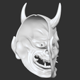 2023-11-22_15-27-12.png The Tengu mask in traditional Japanese style 3D model