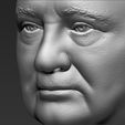 18.jpg Mikhail Gorbachev bust ready for full color 3D printing