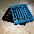 IMG_2134.JPG Free STL file Stackable Storage Trays for Allen Head Hex Key Socket Sets・Design to download and 3D print