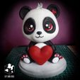 1.jpg Panda Bear-Valentine's Day Version (Dedication)