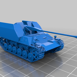 f1e903e5-c897-470f-ae81-440ebb528d49.png Free 3D file FLAKPANZER III/IV (50MM FLAK 41)・Template to download and 3D print