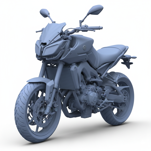 Yamaha MT-09 classic motorcycle STL, dirt bike STL, cruiser motorcycle STL, electric motorcycle STL, stretched swingarm bike STL, superbike STL, inline 4 motorcycle STL, motorcycle keychain STL, MotoGP bike STL, motorcycle RC scale, motorcycle 3D model, g