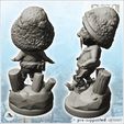 3.jpg Creature with mushroom hat and oriental outfit (5) - Medieval Fantasy Magic Feudal Old Archaic Saga 28mm 15mm