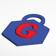 G.png LLAVERO LETRA G ( LETTER G KEYCHAIN )