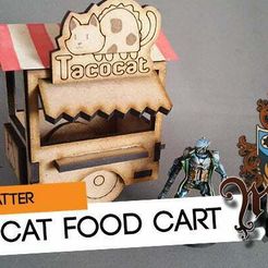 taco.jpg Free DWG file Tacocat Stand・Design to download and 3D print, HeribertoValle