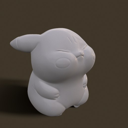 Grumpy_pikachu 3D model