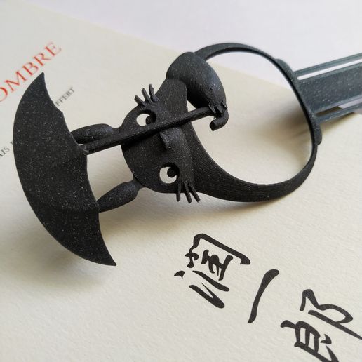 Totoro Bookmark 3D model