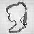 anna.JPG Frozen 2 Cookie cutter