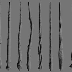 all.modular.wands.jpg Archivo 3D [COMERCIANTE] ¡JUEGO DE VARILLAS PARA COSECHADORA MODULAR CON ASAS!・Plan de impresión en 3D para descargar