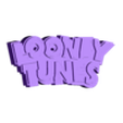 Looney Tunes Sign.stl 3D MULTICOLOR LOGO/SIGN - Looney Tunes