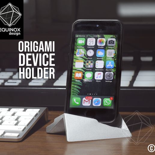 Origami Holder/Stand for Phones and Tablets