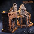 1.jpg Rubeus Hagrid Harry Potter Diorama for 3D Print Hagrid's Hut