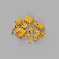 the-one.jpg Файл STL Винтовые крепления для скалолазания・Шаблон для 3D-печати для загрузки
