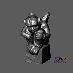 Gargoyle.JPG Descargar archivo STL Escaneo 3D de Gárgola (Escultura Grotesca) • Plan para la impresión en 3D, 3DWP
