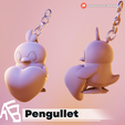 pengu-heart-mat.png PENGULLET Keychain Fanart - Palworld